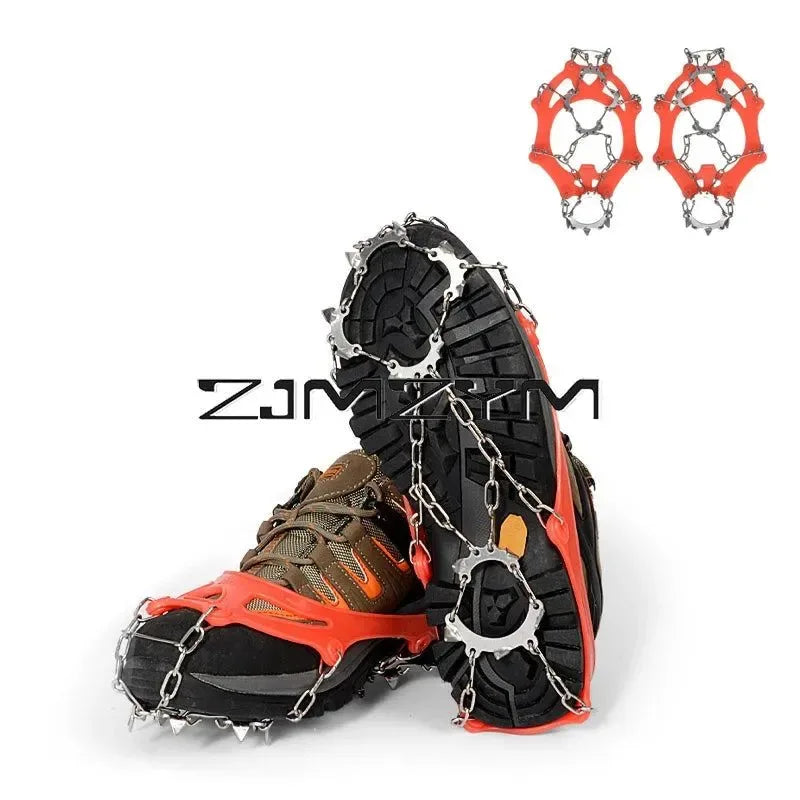 13-Teeth Anti-Slip Climbing Crampons - Ice Claws for Winter Hiking and Snow Gripping - Trekker Essentials