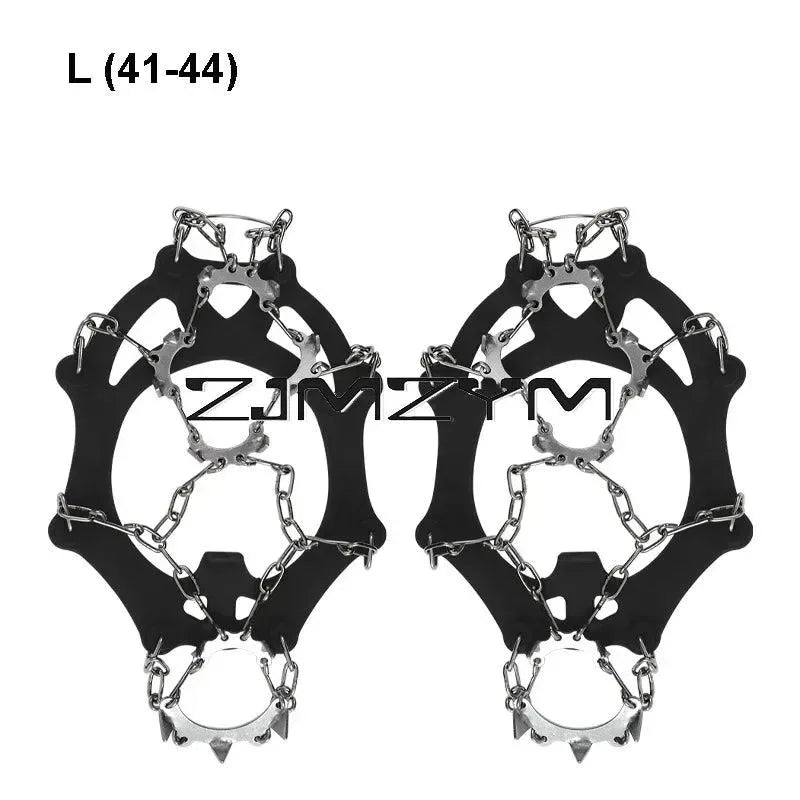 13-Teeth Anti-Slip Climbing Crampons - Ice Claws for Winter Hiking and Snow Gripping - Trekker Essentials