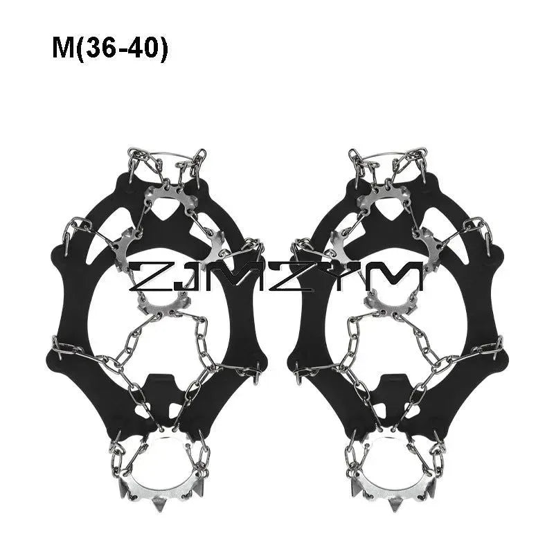13-Teeth Anti-Slip Climbing Crampons - Ice Claws for Winter Hiking and Snow Gripping - Trekker Essentials