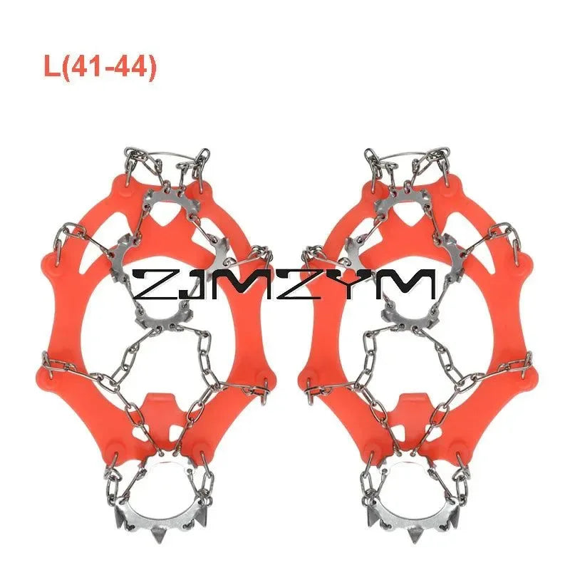 13-Teeth Anti-Slip Climbing Crampons - Ice Claws for Winter Hiking and Snow Gripping - Trekker Essentials
