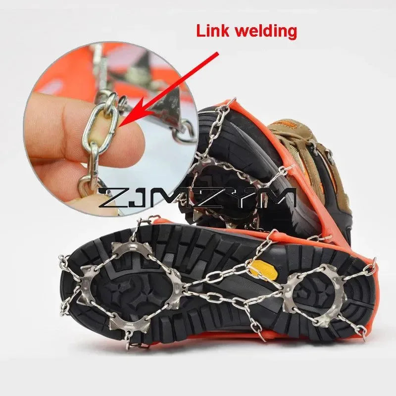 13-Teeth Anti-Slip Climbing Crampons - Ice Claws for Winter Hiking and Snow Gripping - Trekker Essentials