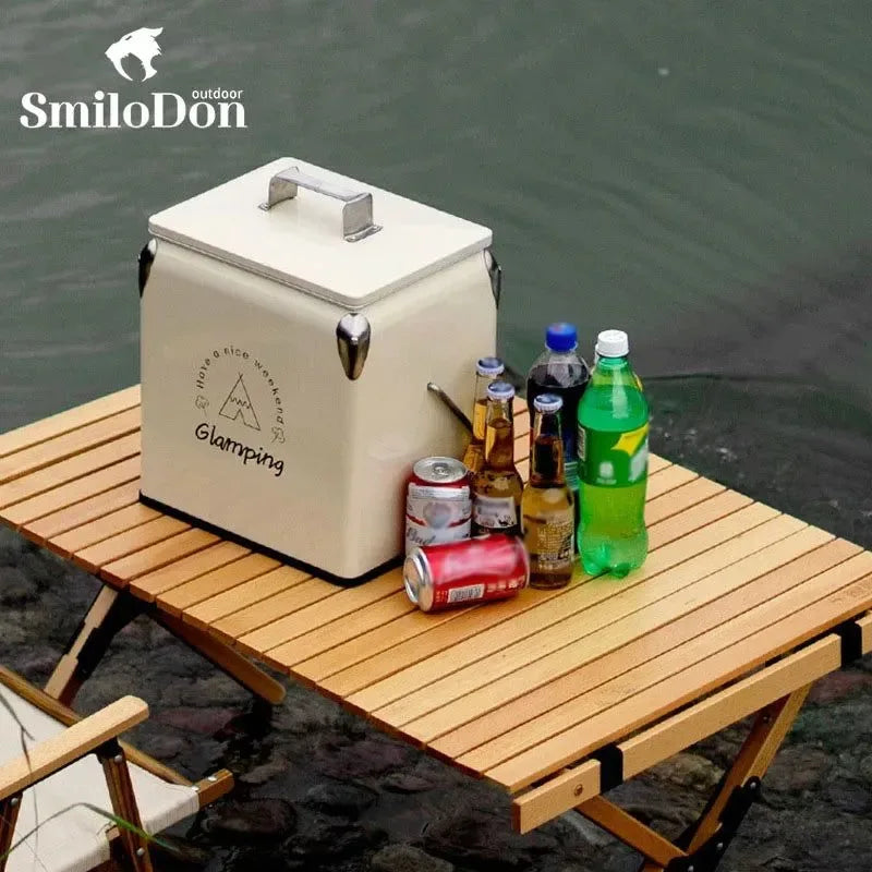 13L SmiloDon Outdoor Portable Camping Refrigerator - Insulated Ice Box - Trekker Essentials