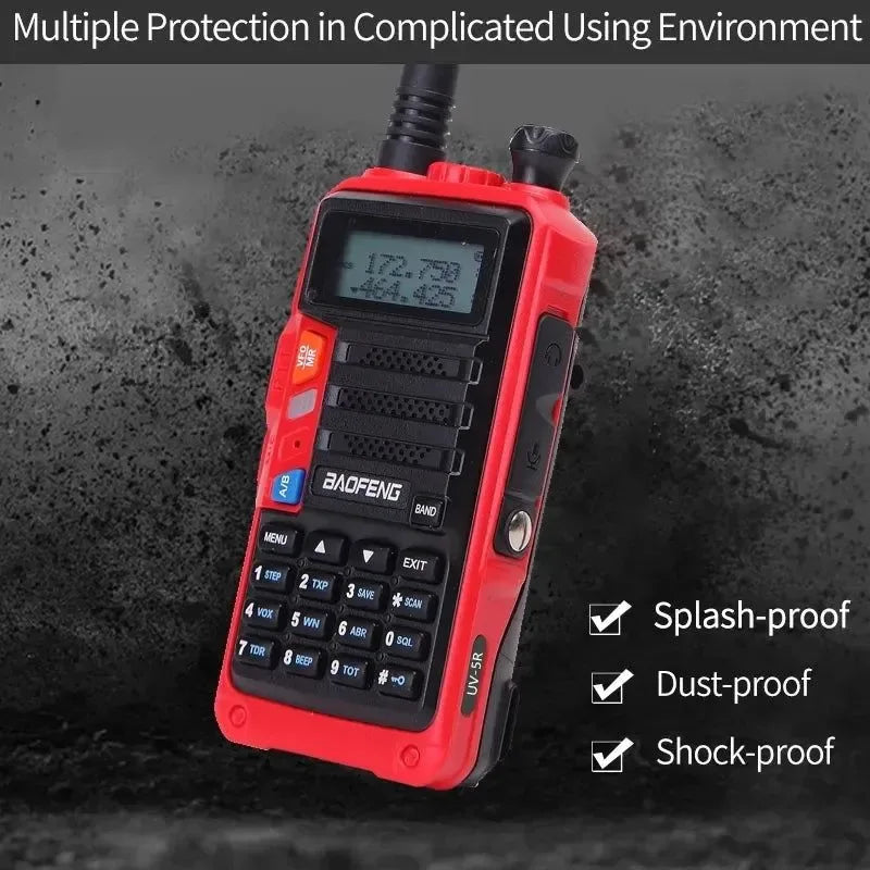 15W UV-5R Plus UHF/VHF Tri-Power Walkie Talkie - Trekker Essentials