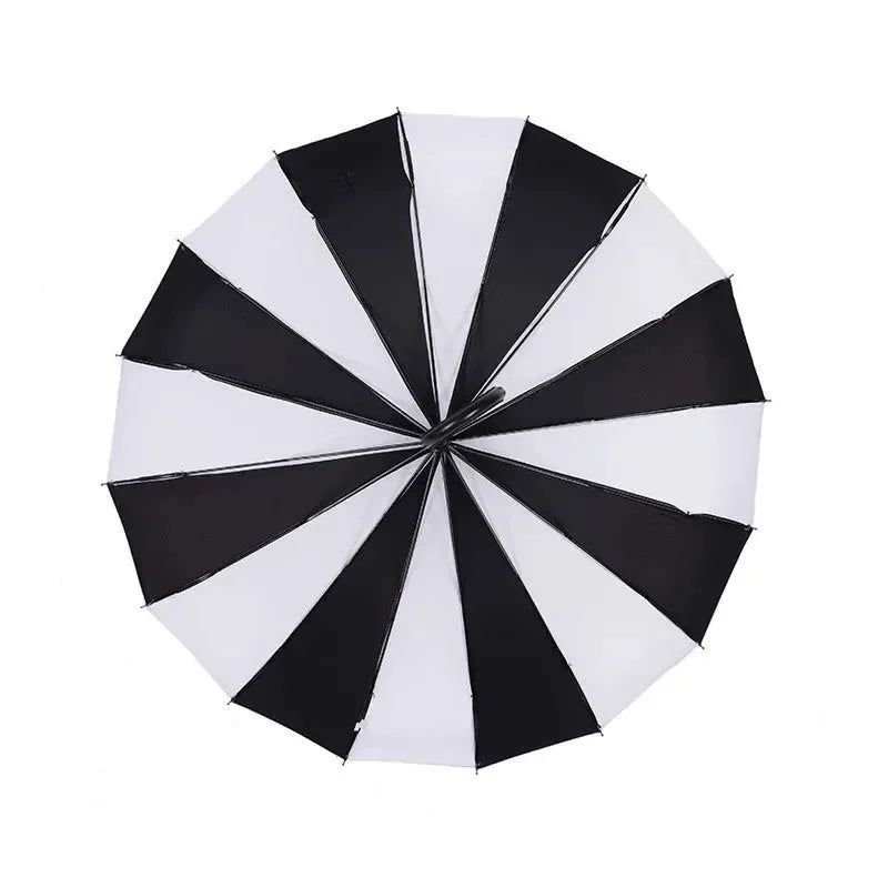 16K Strong Windproof Long Handle Umbrella – Quality Tower Pagoda Rain Umbrella for Men and Women - Trekker Essentials