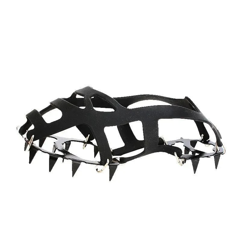 18-Teeth Anti-Slip Ice & Snow Grips – Boot Traction Cleats for Winter Safety - Trekker Essentials