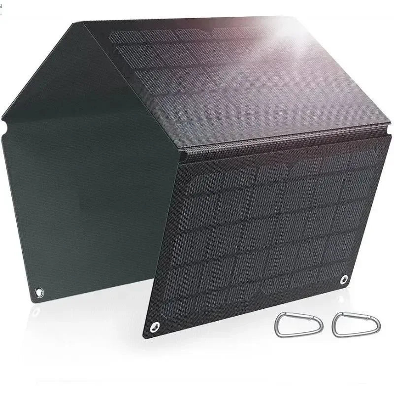 180W Foldable Solar Panel USB+Type-C Solar Charger | Portable Waterproof Solar Cell for Outdoor Mobile Power during Camping and Hiking - Trekker Essentials