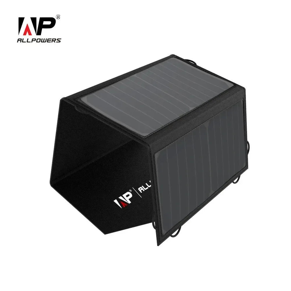 18V 21W Solar Charger Waterproof Foldable Solar Power Bank for 12V Car Battery Mobile Phone Outdoor Hiking - Trekker Essentials