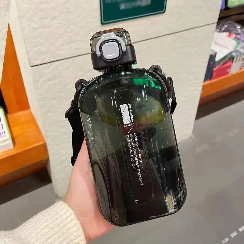 1PC 750ml Simple Water Cup: Large Capacity Square Water Jug for Sports, Fitness, and Everyday Use - Trekker Essentials