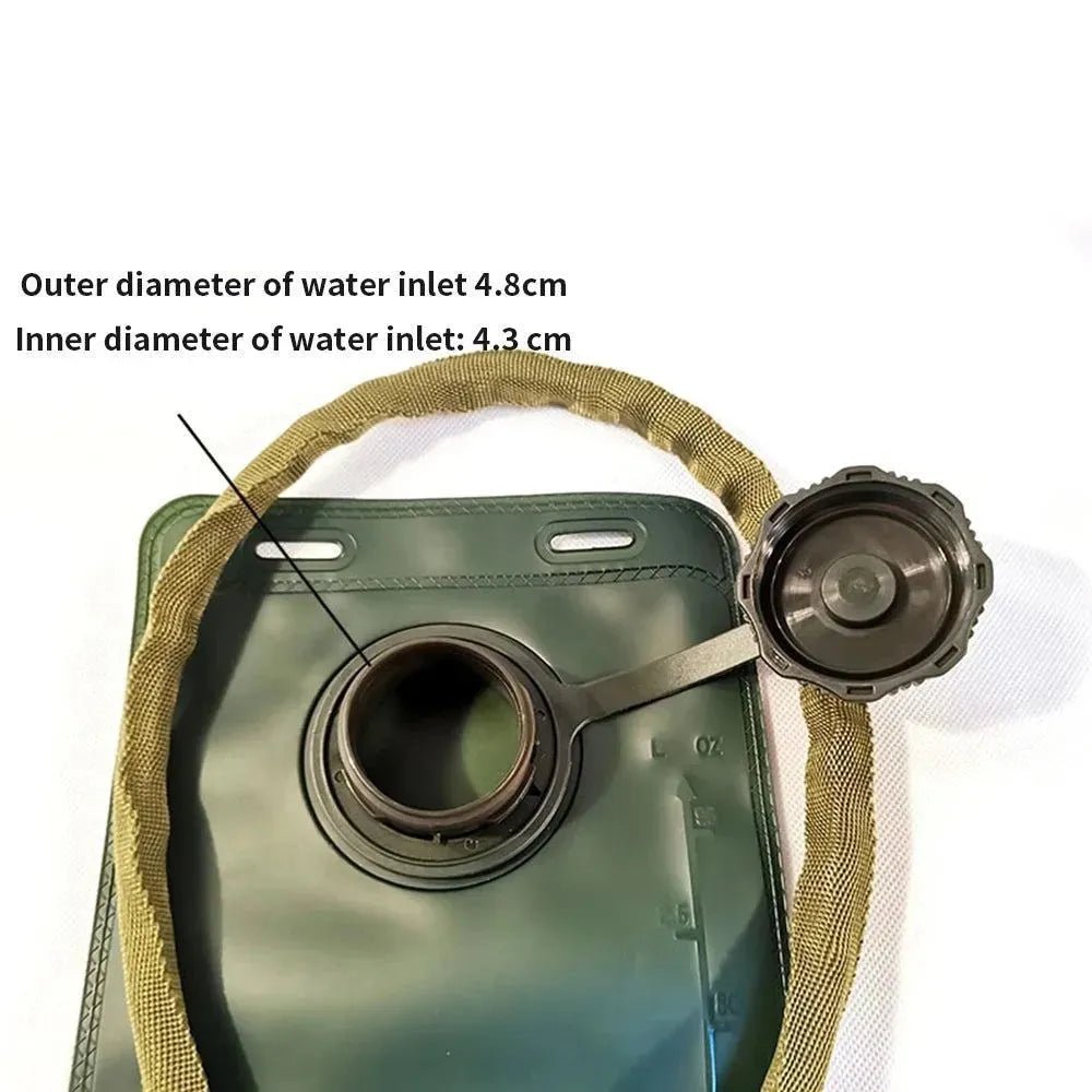 Trekker Essentials - 2 in 1 Tactical Molle Military Hydration Backpack with Water Bladder - Outdoor Cycling Mountaineer Wa...