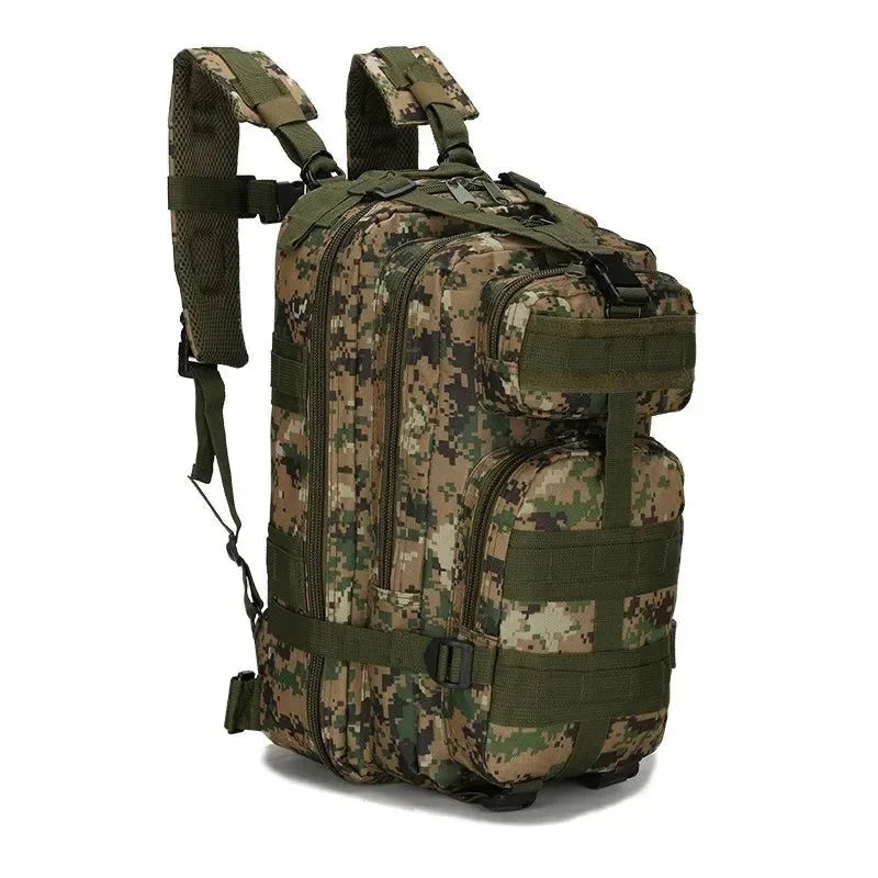 20-30L Camo Tactical Backpack - Waterproof Nylon Trekking, Fishing, and Hunting Bag for Outdoor Sports - Trekker Essentials