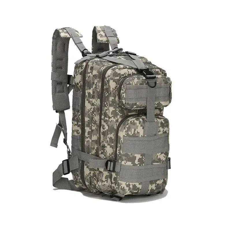 20-30L Camo Tactical Backpack - Waterproof Nylon Trekking, Fishing, and Hunting Bag for Outdoor Sports - Trekker Essentials