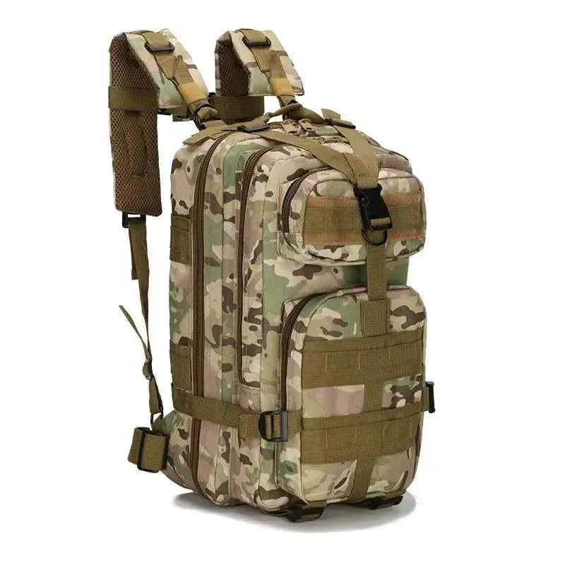 20-30L Camo Tactical Backpack - Waterproof Nylon Trekking, Fishing, and Hunting Bag for Outdoor Sports - Trekker Essentials
