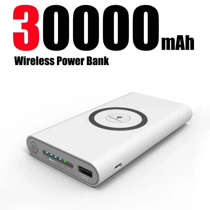 200000 MAh Two-Way Wireless Fast Charging Power Bank - Trekker Essentials