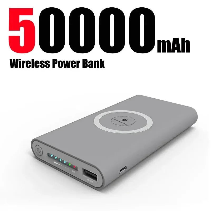 200000 MAh Two-Way Wireless Fast Charging Power Bank - Trekker Essentials