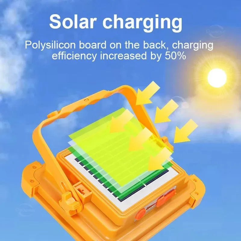 20000mAh Solar Rechargeable Camping Lantern High Power Bank LED Tent Light - Trekker Essentials