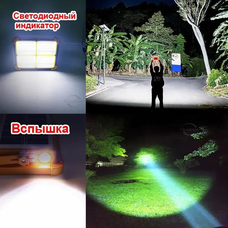20000mAh Solar Rechargeable Camping Lantern High Power Bank LED Tent Light - Trekker Essentials