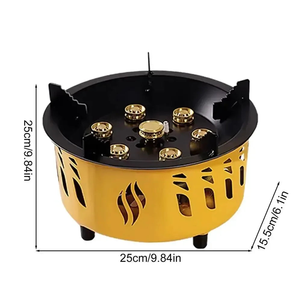 20000W Portable Camping Stove Burner - Strong Fire, Folding Hiking Picnic BBQ Cooking Equipment - Trekker Essentials