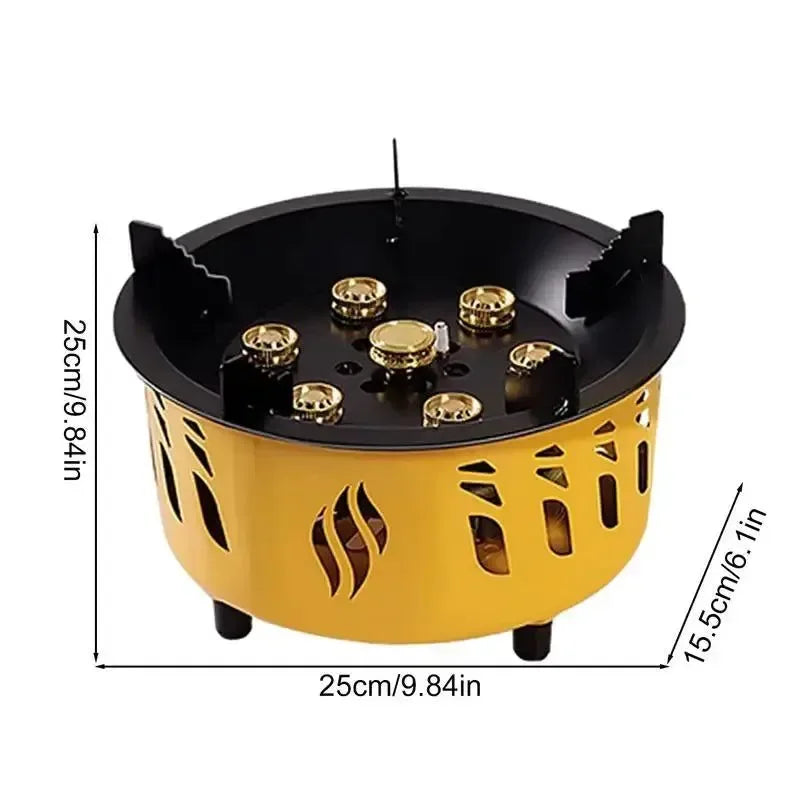 20000W Portable Camping Stove Burner - Strong Fire, Folding Hiking Picnic BBQ Cooking Equipment - Trekker Essentials