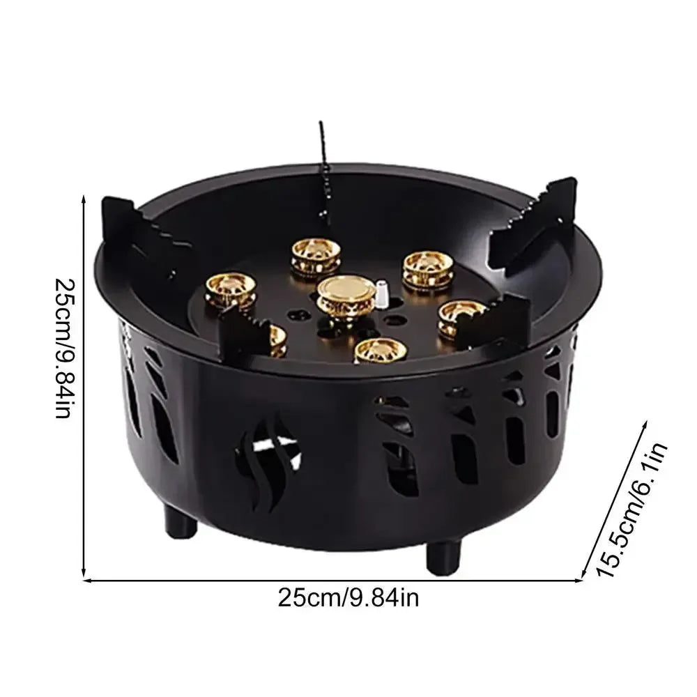 20000W Portable Camping Stove Burner - Strong Fire, Folding Hiking Picnic BBQ Cooking Equipment - Trekker Essentials