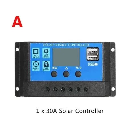 2000W Solar Panel Kit with Power Converter for RV, Boat, Cabin, Home, Camping - Trekker Essentials