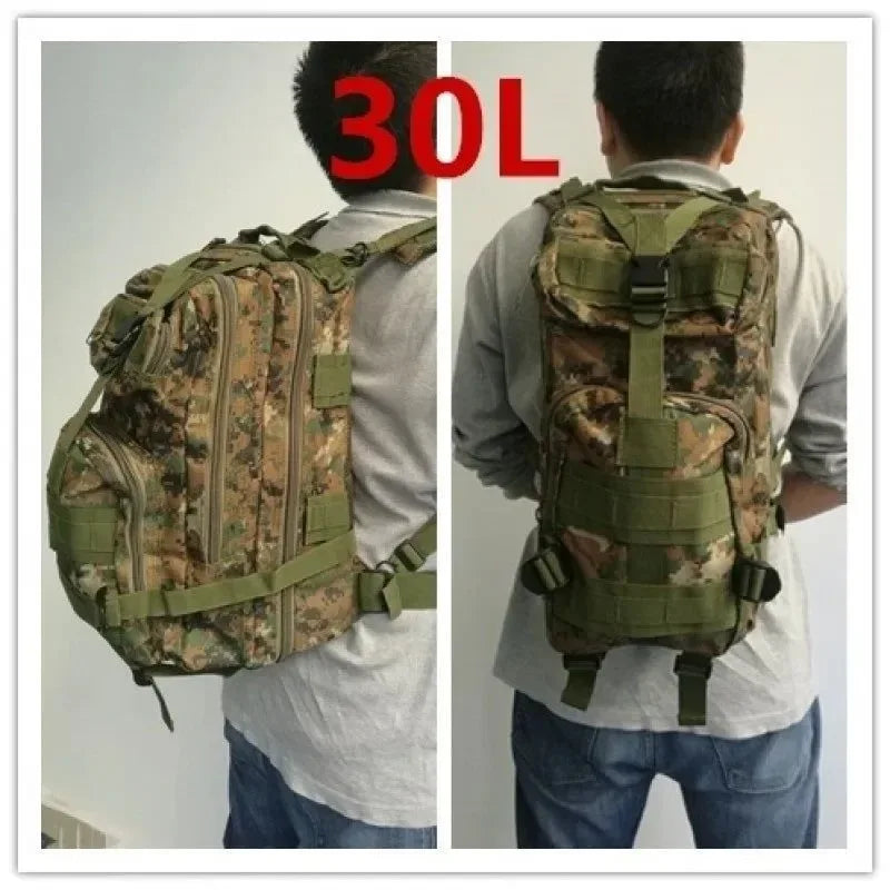 20L/40L Outdoor Tactical Backpack: Versatile Rucksack for Camping, Hiking, Trekking, Fishing, and Hunting - Trekker Essentials