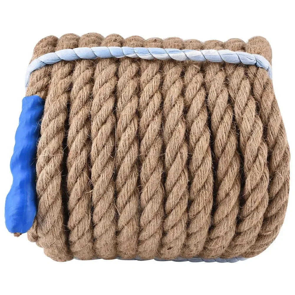 20mm x 20m Natural Jute Rope - Heavy-Duty Outdoor Tug of War & Rock Climbing Rope - Trekker Essentials