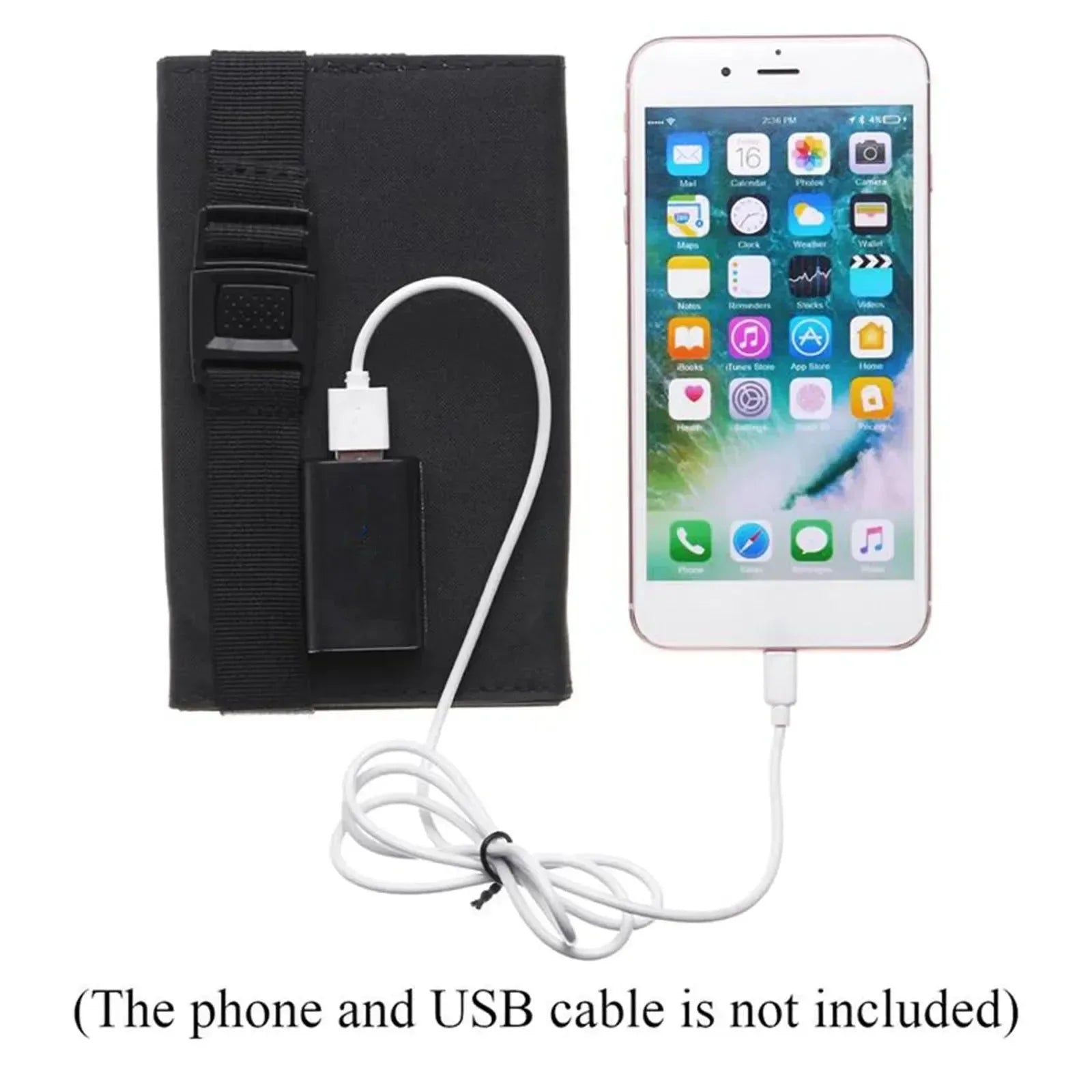 20W 5V Foldable USB Solar Panel Battery Charger for Camping and Hiking - Trekker Essentials