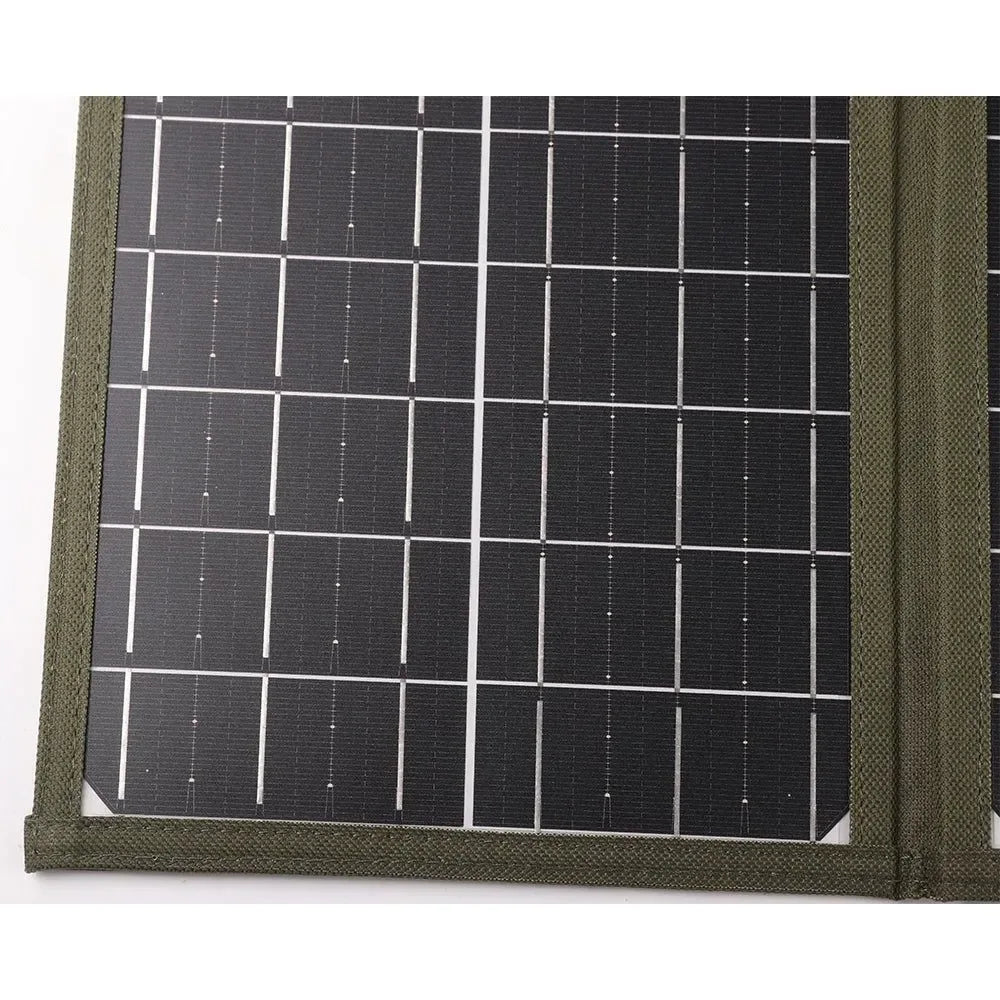 20W Foldable Solar Panel USB Portable Battery Charger for Cell Phone - Waterproof Power Bank for Camping Accessories - Trekker Essentials