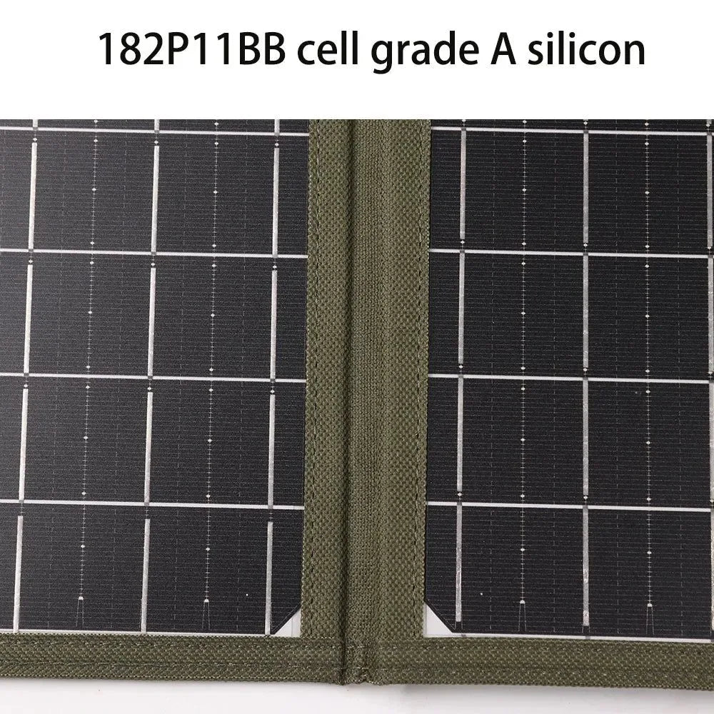 20W Foldable Solar Panel USB Portable Battery Charger for Cell Phone - Waterproof Power Bank for Camping Accessories - Trekker Essentials