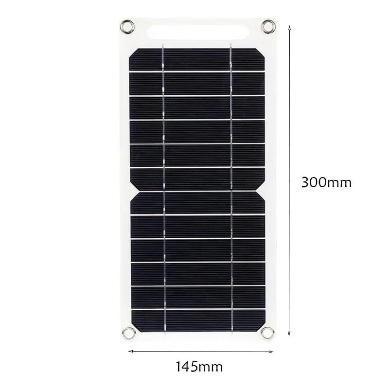 20W Solar Panel USB 5V Solar Cell Outdoor Hike Battery Charger System Solar Panel Kit Complete for Mobile Phone Power Bank Watch - Trekker Essentials