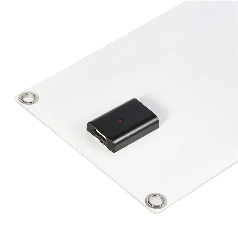 20W Solar Panel USB 5V Solar Cell Outdoor Hike Battery Charger System Solar Panel Kit Complete for Mobile Phone Power Bank Watch - Trekker Essentials