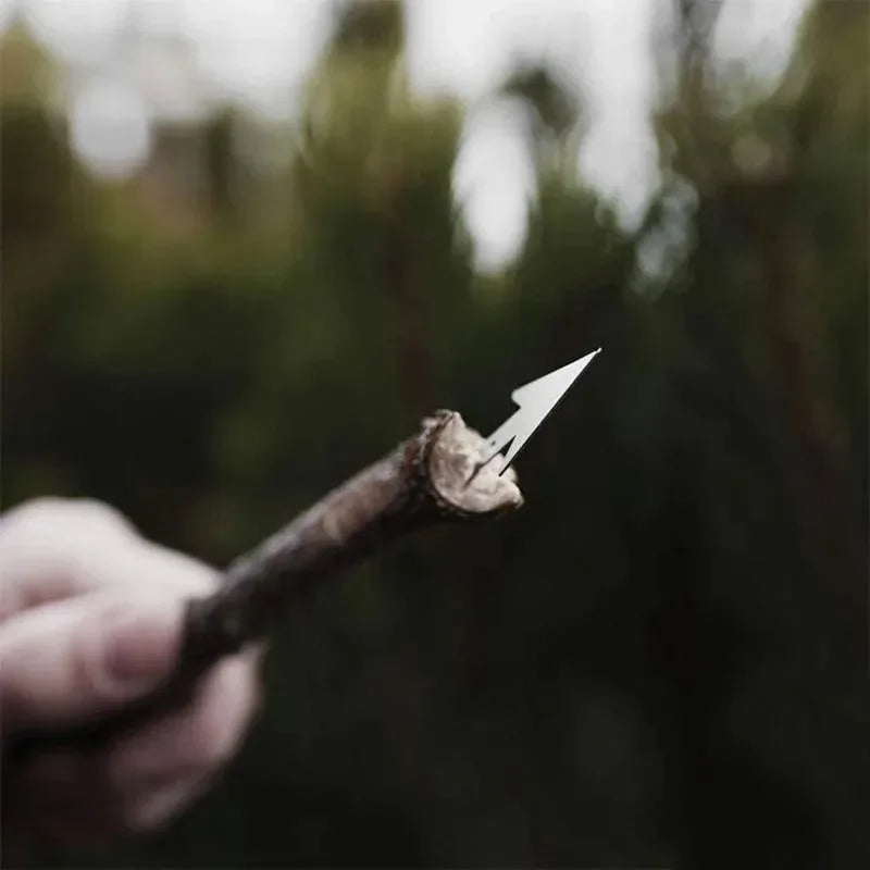 22-in-1 Stainless Steel Survival Tool Card: Portable Multifunctional Camping and Emergency - Trekker Essentials