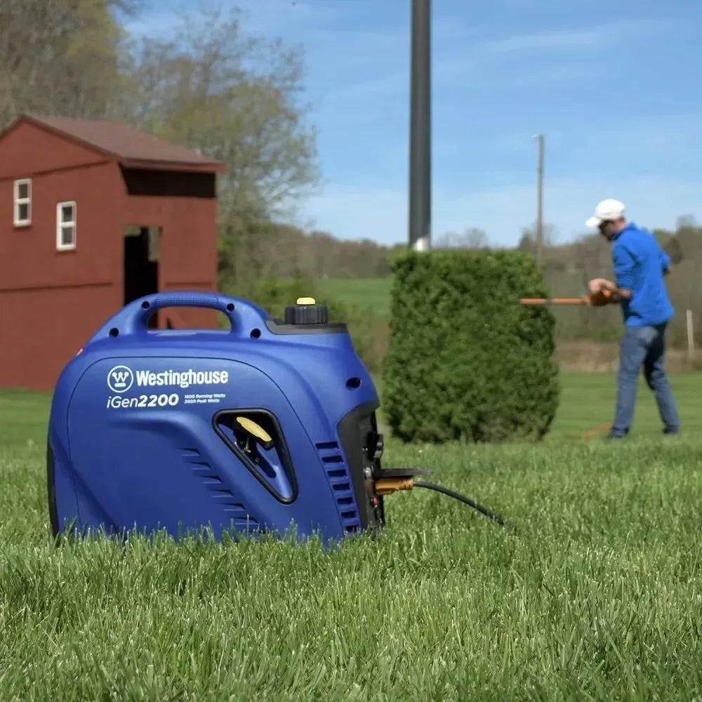 2200W Super Quiet & Lightweight Portable Inverter Generator – Gas Powered, Parallel Capable - Trekker Essentials