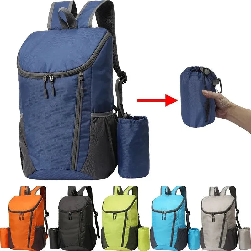 23L Day Pack Portable Foldable Backpack - Lightweight and Water-Repellent Knapsack for Outdoor Adventures - Trekker Essentials
