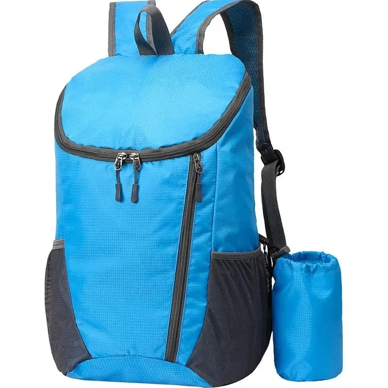 23L Day Pack Portable Foldable Backpack - Lightweight and Water-Repellent Knapsack for Outdoor Adventures - Trekker Essentials