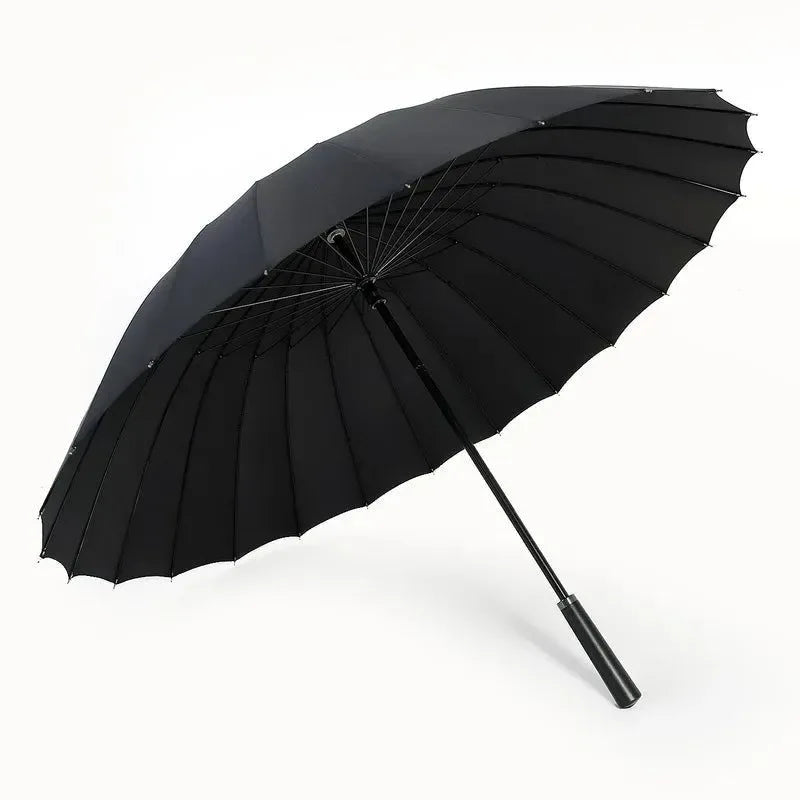 24-Bone Manual Long Umbrella - XL Retro Golf Umbrella, Anti-Storm and Sunscreen, Available in Multiple Colors - Trekker Essentials