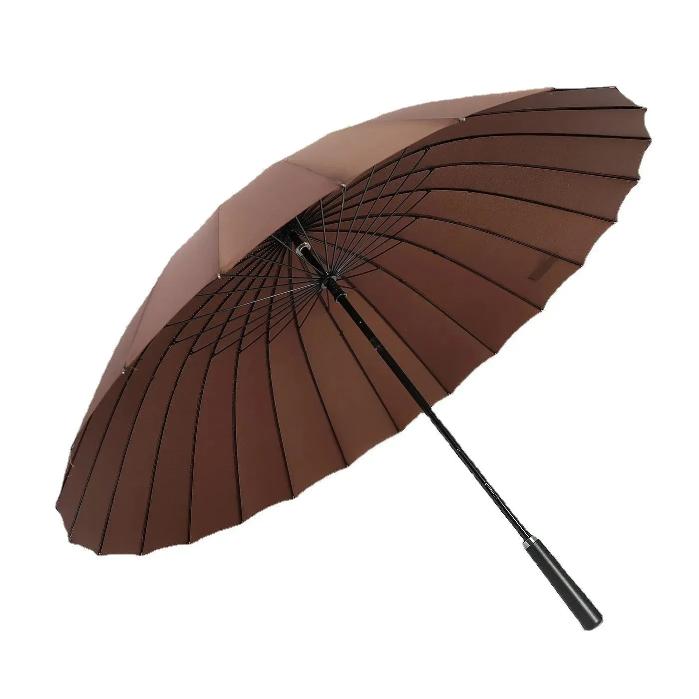 24-Bone Manual Long Umbrella - XL Retro Golf Umbrella, Anti-Storm and Sunscreen, Available in Multiple Colors - Trekker Essentials