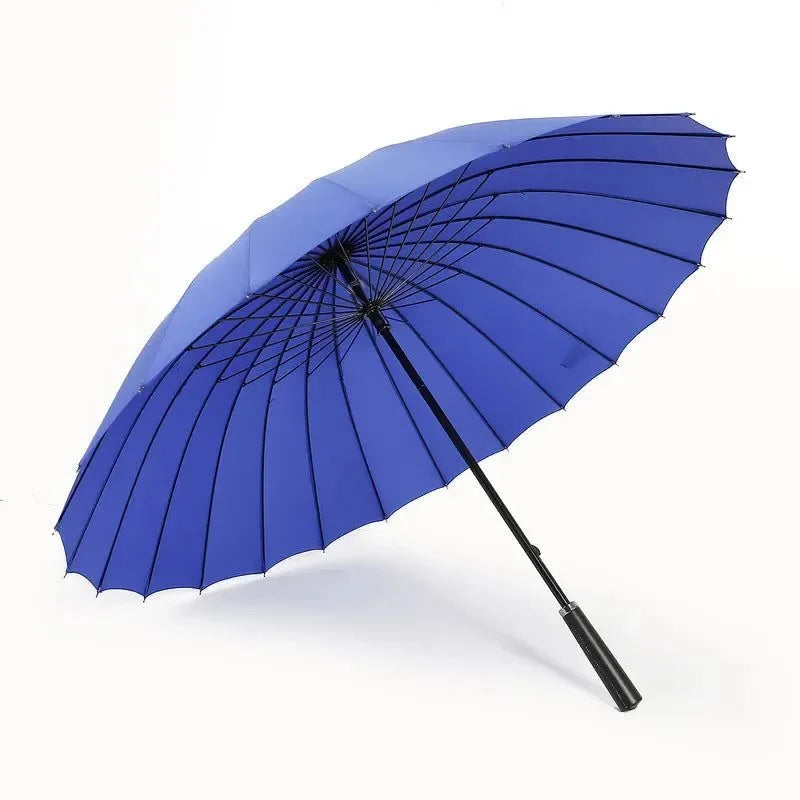 24-Bone Manual Long Umbrella - XL Retro Golf Umbrella, Anti-Storm and Sunscreen, Available in Multiple Colors - Trekker Essentials