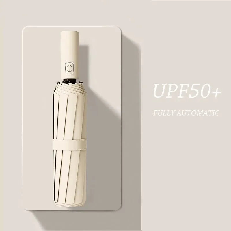 24-Bone Super Strong Umbrella - UV Protection, Sun and Rain Dual Use, with Gift Box and Two-Year Warranty - Trekker Essentials