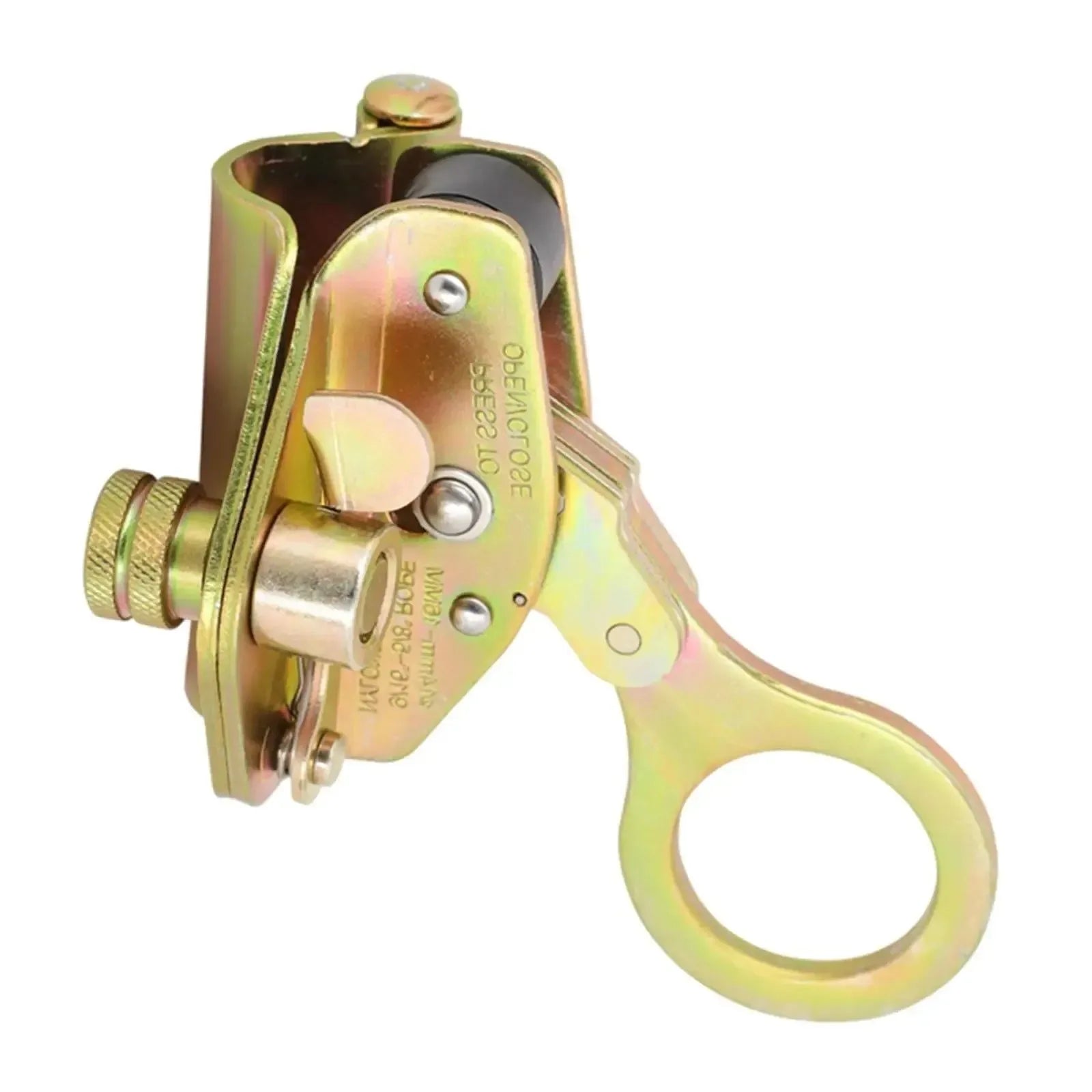 25kN Rope Grab with Fall Protection for Rock Climbing, Caving, Rappelling, and Rescue - Trekker Essentials