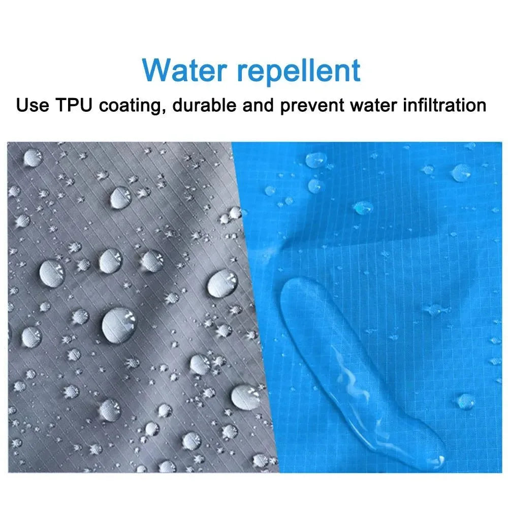 2x2.1m Waterproof Beach Blanket – Lightweight Folding Picnic Mat for Camping, Sand & Outdoor Use - Trekker Essentials