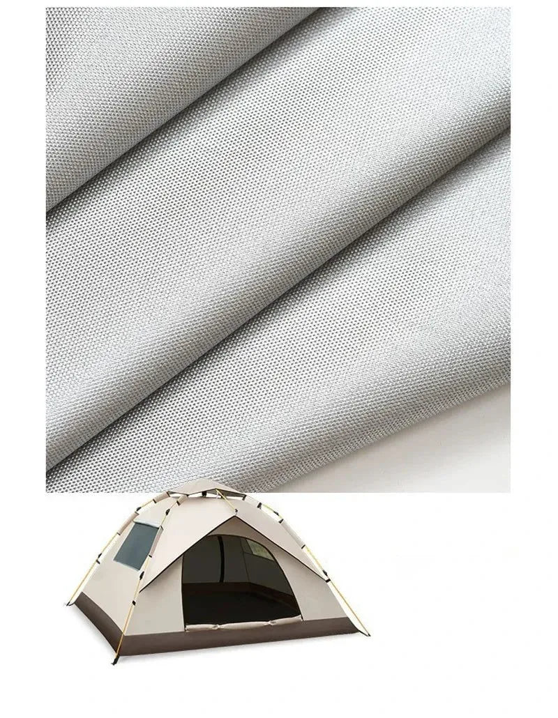 3-4 Person Instant Pop-Up Tent - Waterproof Automatic Camping Tent with Fiberglass Poles for Family Outdoor Adventures - Trekker Essentials