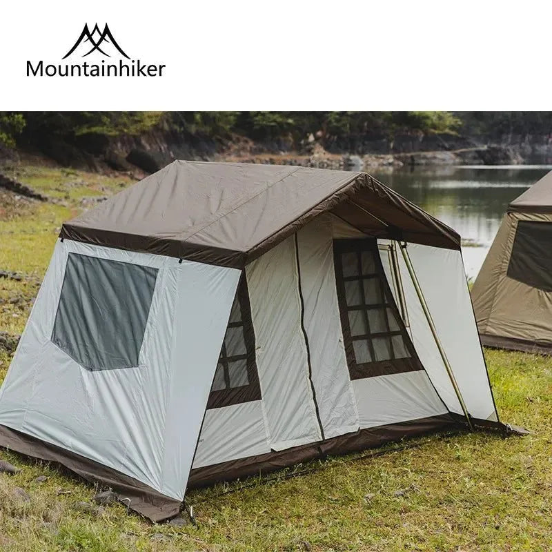 3-6 Person Outdoor Camping Cabin Tent: Luxury Ultralight Large Family Waterproof Tent - Trekker Essentials