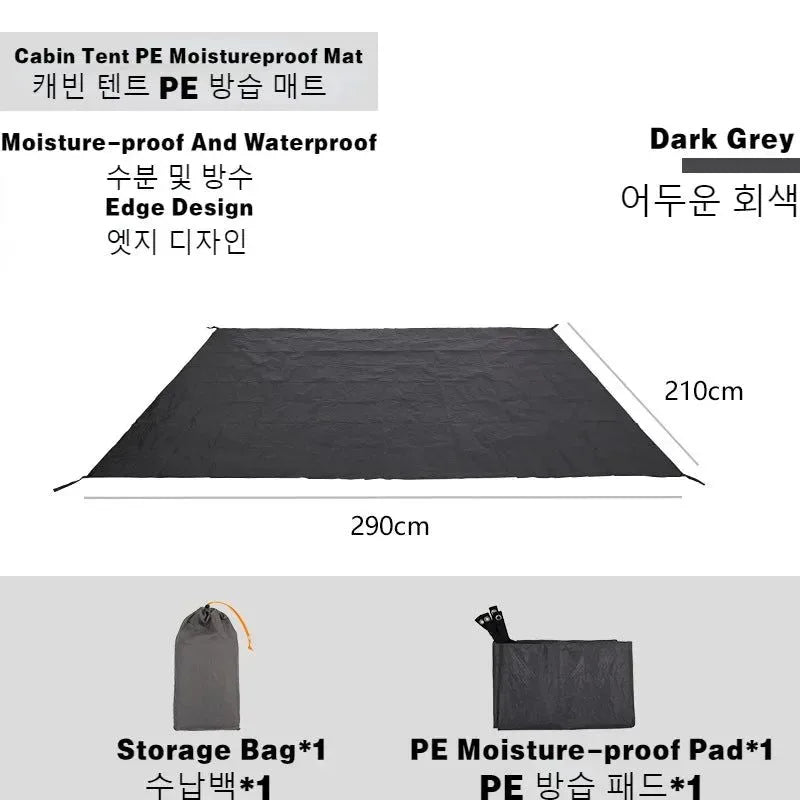 3-6 Person Outdoor Camping Cabin Tent: Luxury Ultralight Large Family Waterproof Tent - Trekker Essentials