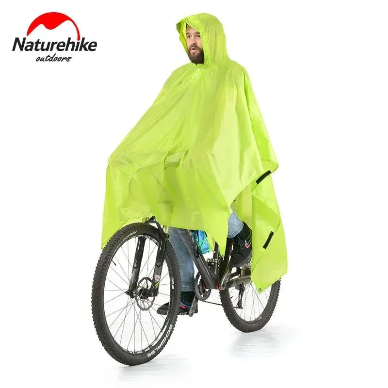 3-in-1 Poncho Triad: Groundsheet, Awning, and Raincoat - Outdoor Raincoat for Mountaineering and Walking - Trekker Essentials