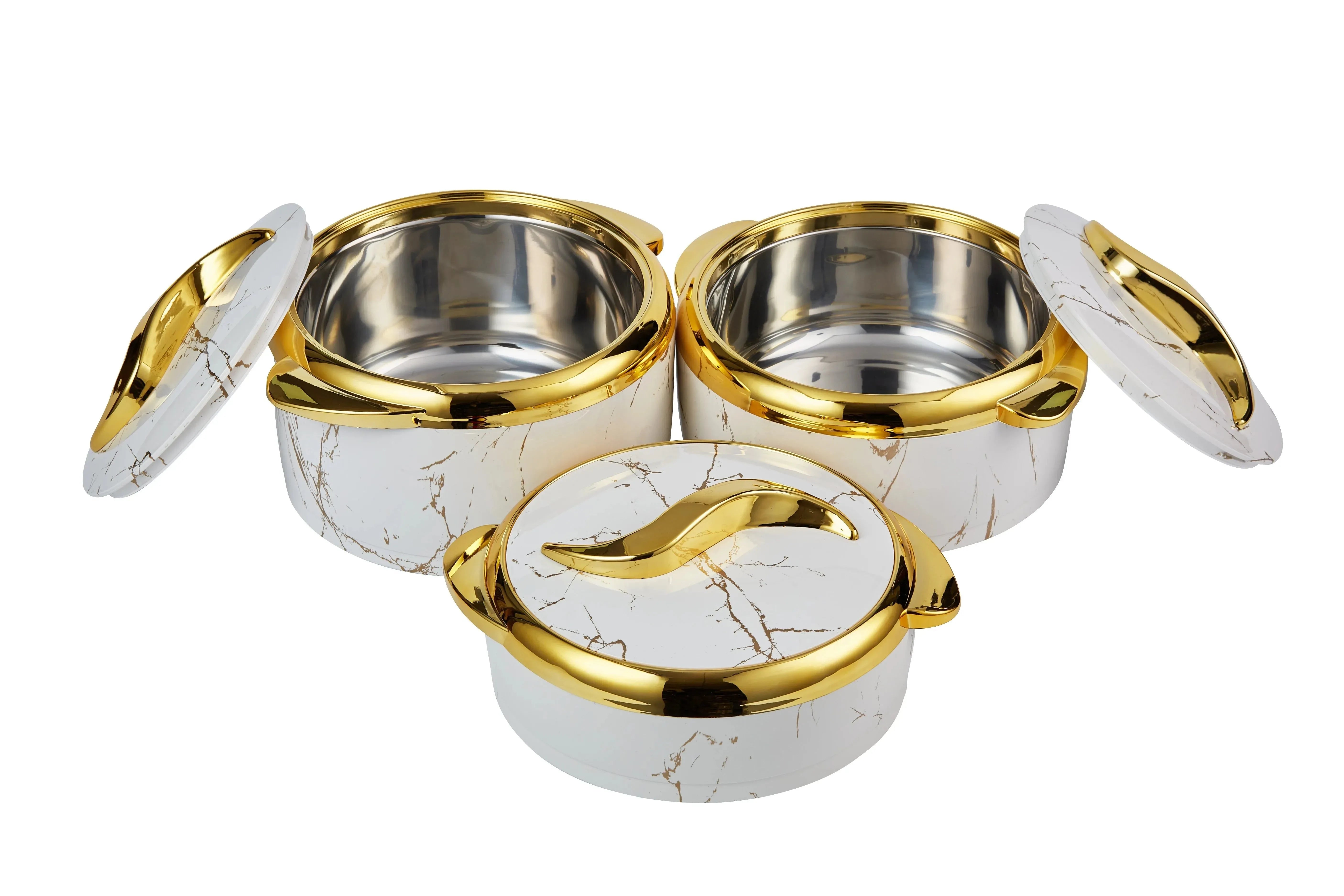 3-Piece Insulated Hot Pot Set (1.5L/2L/2.5L) – Perfect for Family Gatherings, Weddings & Ramadan Events - Trekker Essentials