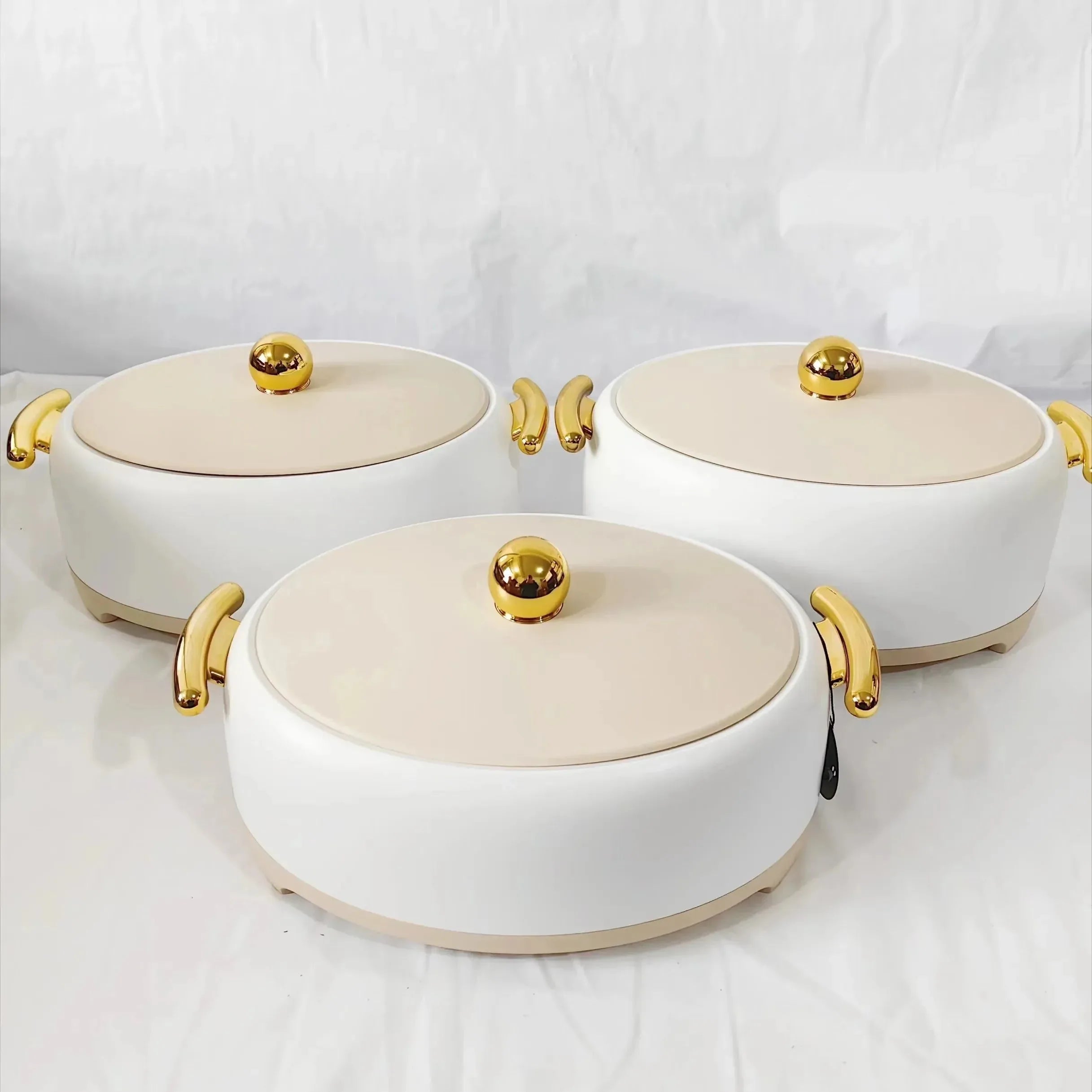 3-Piece Thermal Insulation Lunch Box Set – Large Capacity Food Warmer (2L/2.5L/3L) - Trekker Essentials