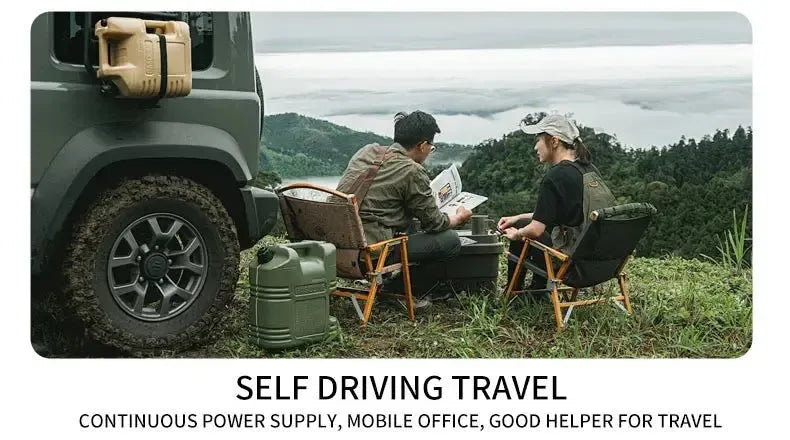 300W Portable Solar Power Station — 68000mAh LiFePO4 Battery for Camping & Backup - Trekker Essentials