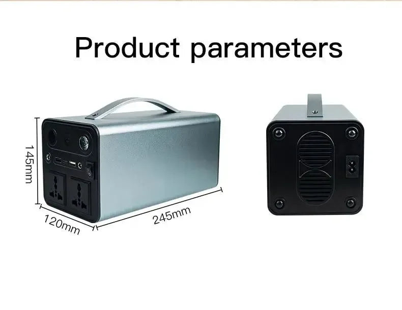 300W Portable Solar Power Station — 68000mAh LiFePO4 Battery for Camping & Backup - Trekker Essentials