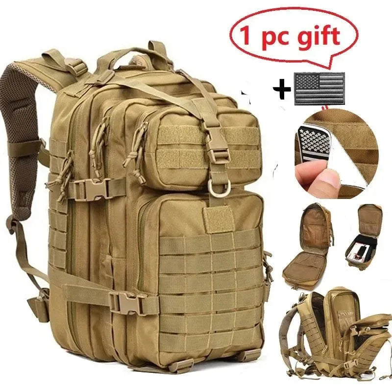 30L/50L Tactical Waterproof Backpack - 1000D Nylon Outdoor Rucksack fo Trekker Essentials 30L/50L Tactical Waterproof Backpack - 1000D Nylon Outdoor Rucksack fo Trekker Essentials
